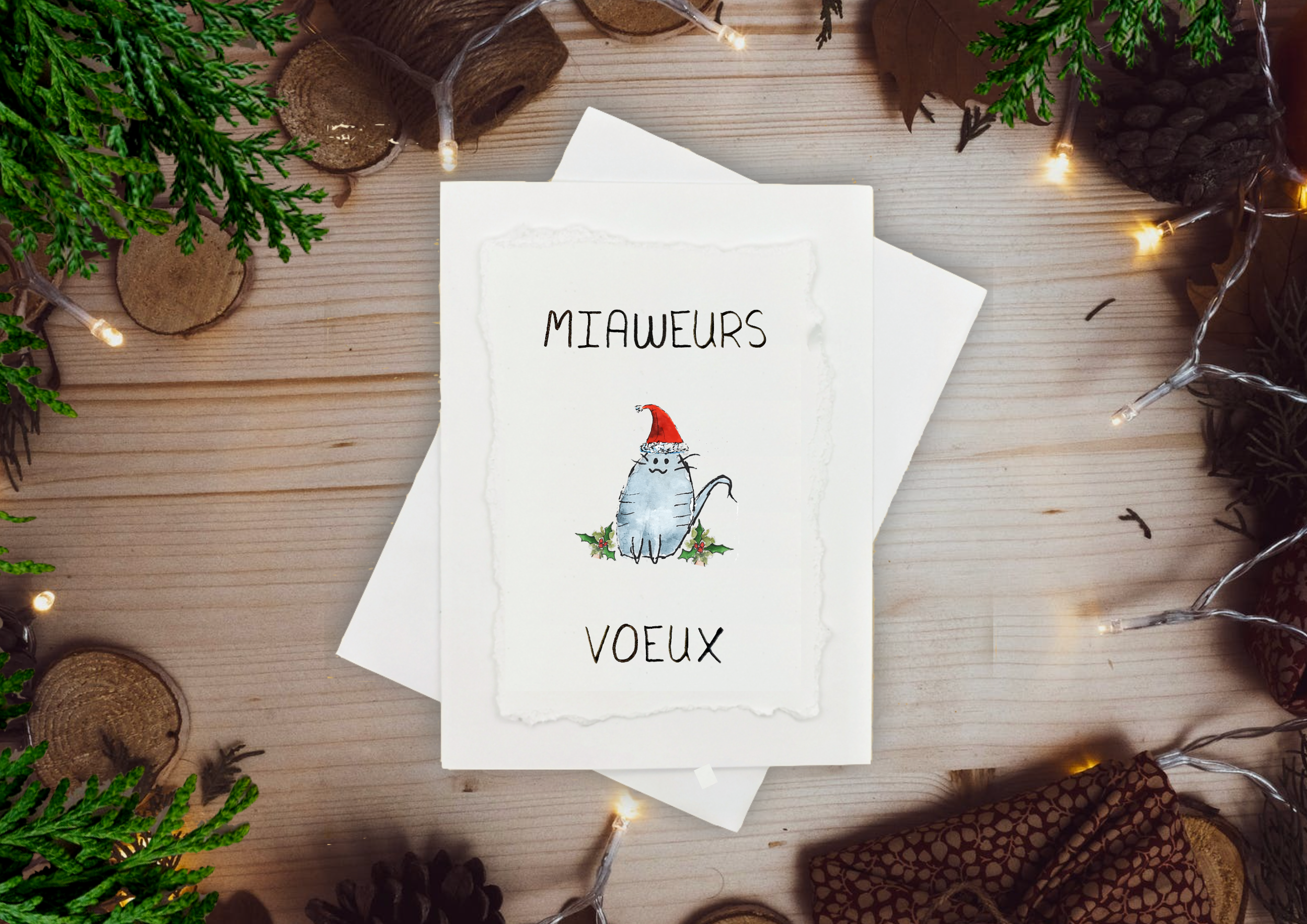 Miaweurs Voeux - Carte