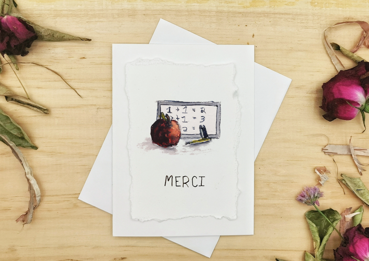 Merci Professeurs - Carte