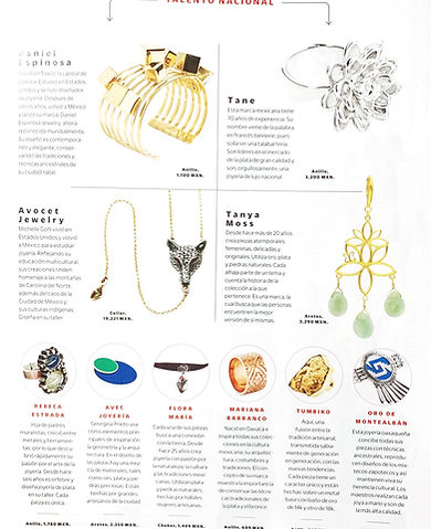 Rebeca Estrada pieza en revista