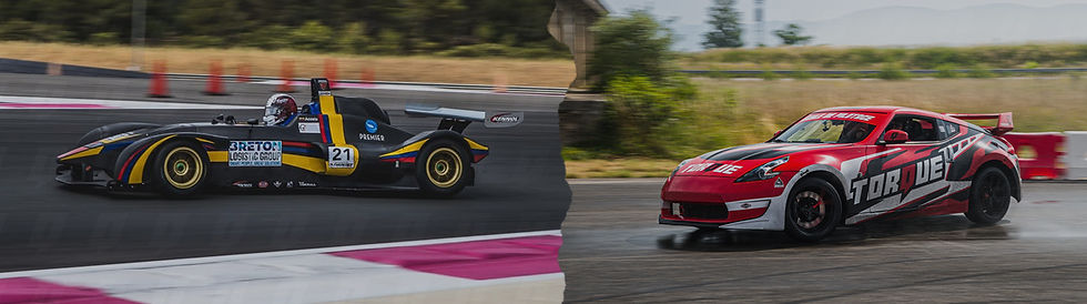 Une monoplace et une Nissan 370Z pour comparer le Drift et le Grip.