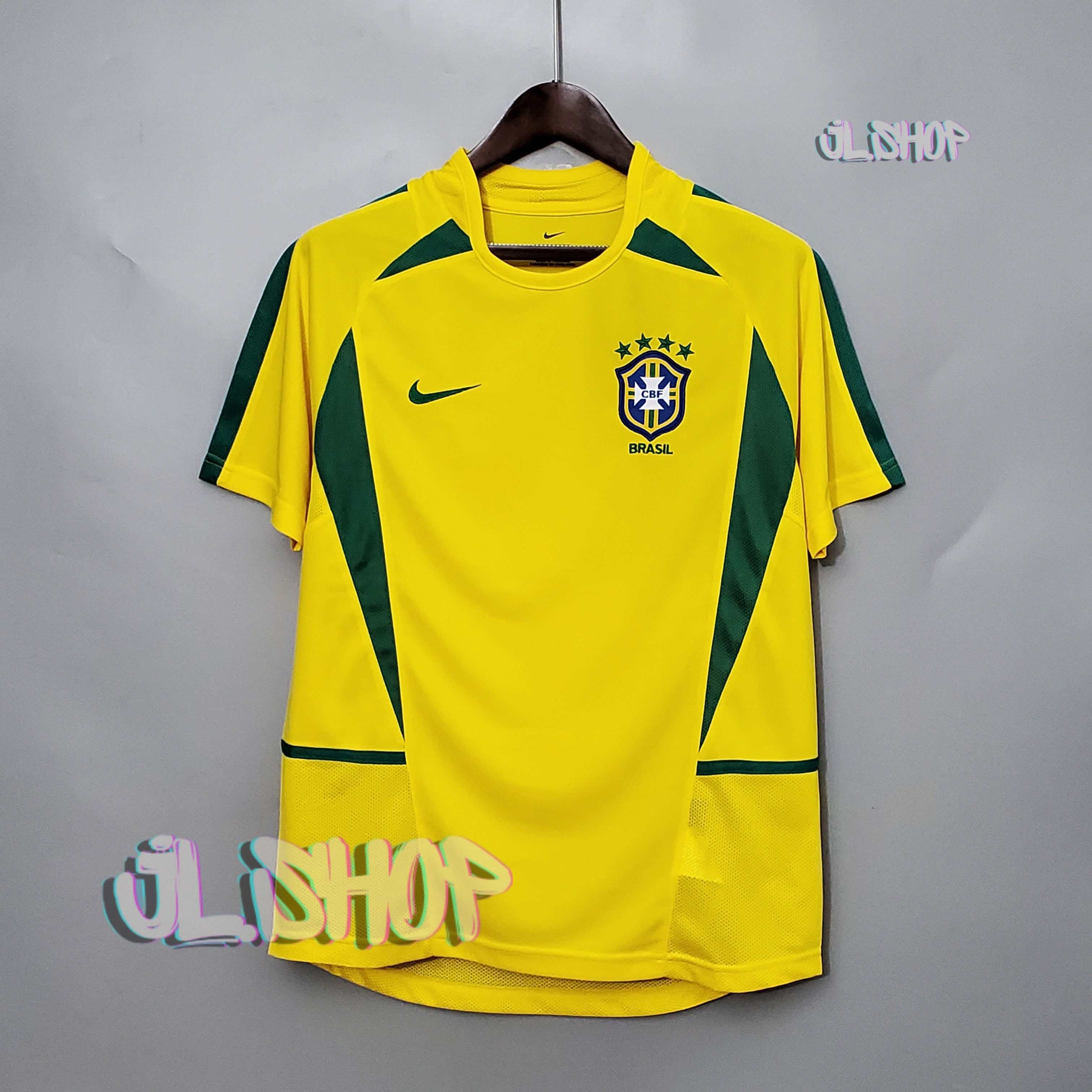 MAILLOT RETRO Bresil Domicile 2002