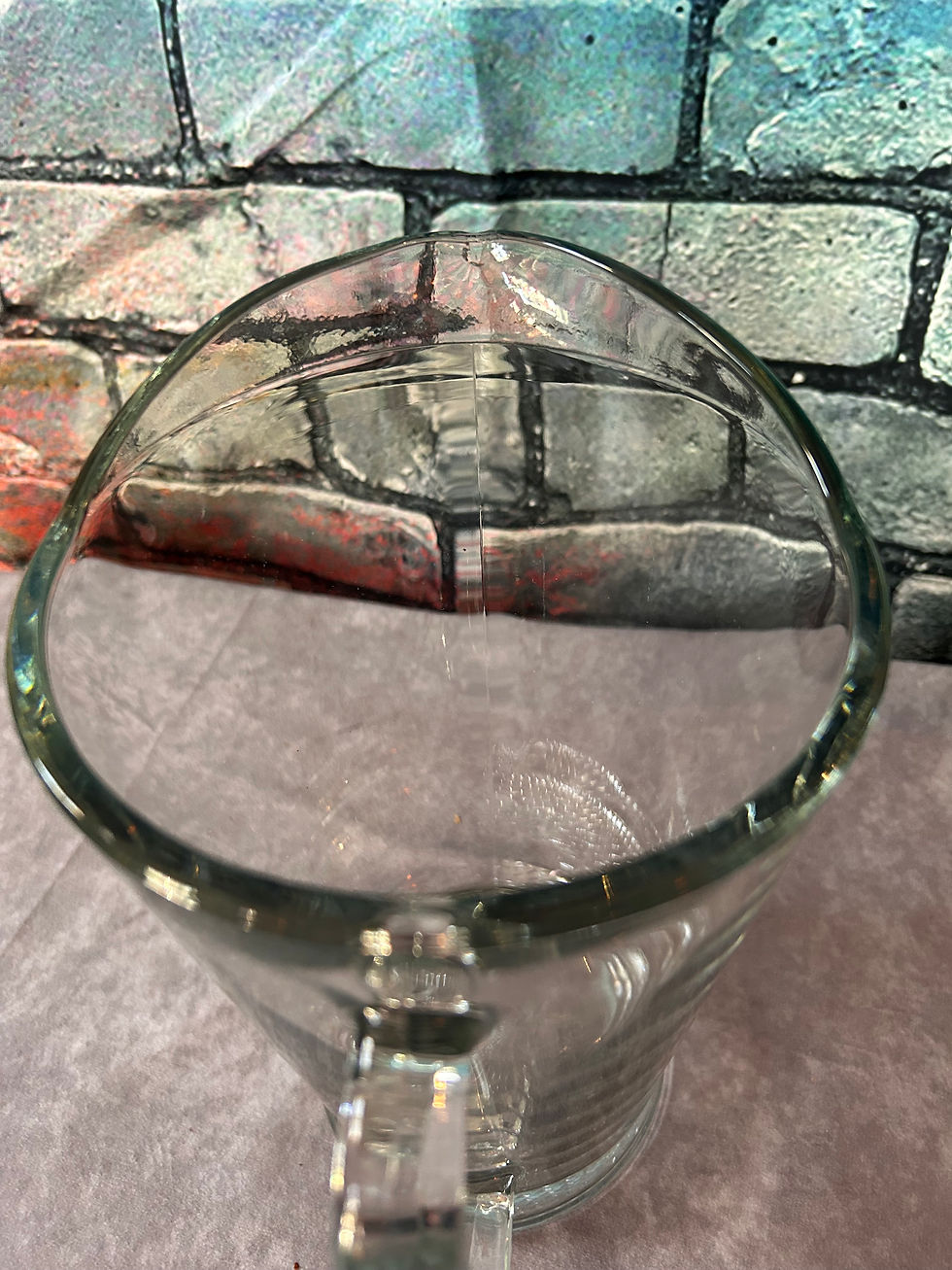 Thumbnail: Vintage Heavy Clear Pitcher