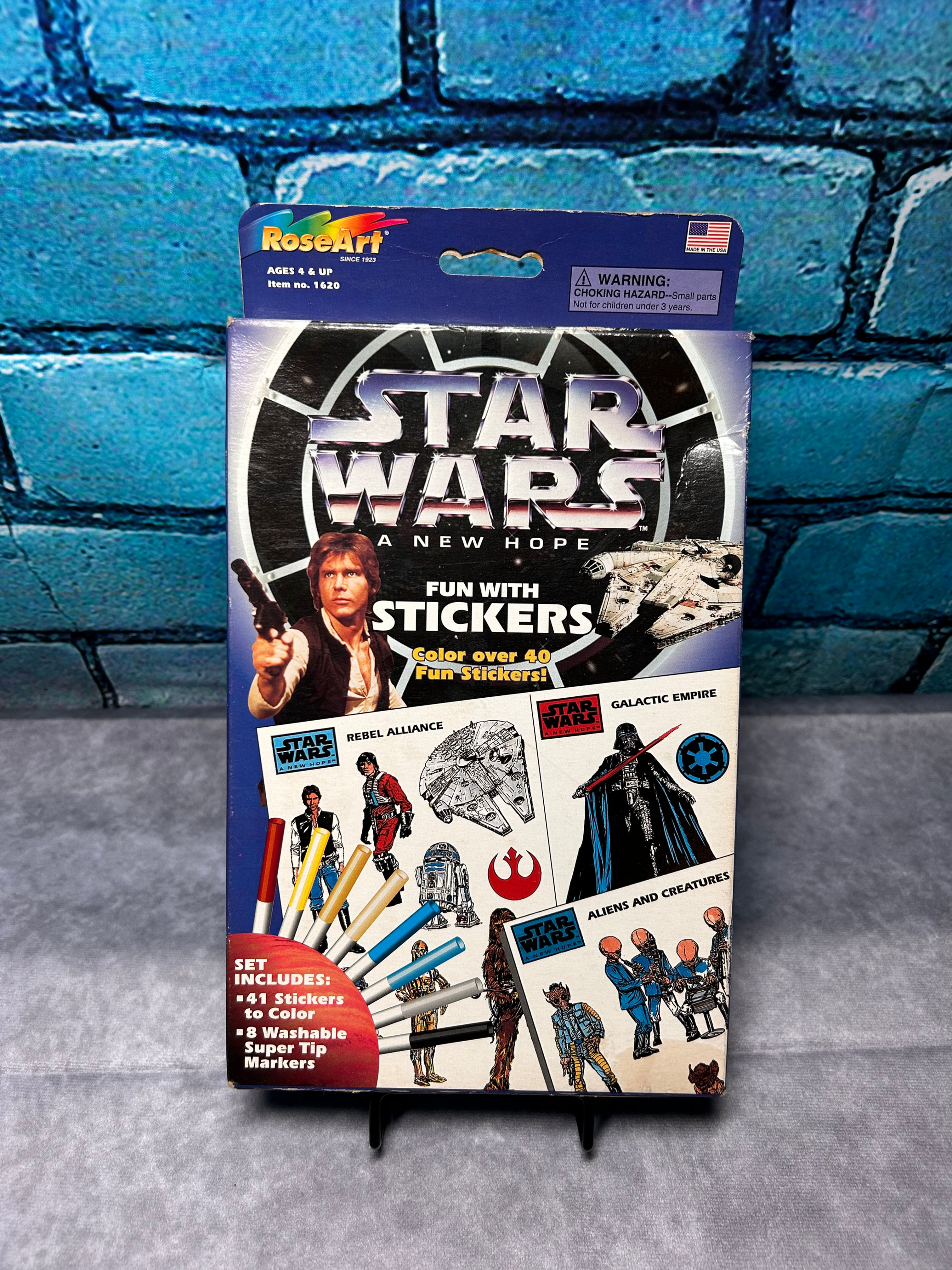 Star Wars A New Hope Coloring Stickers