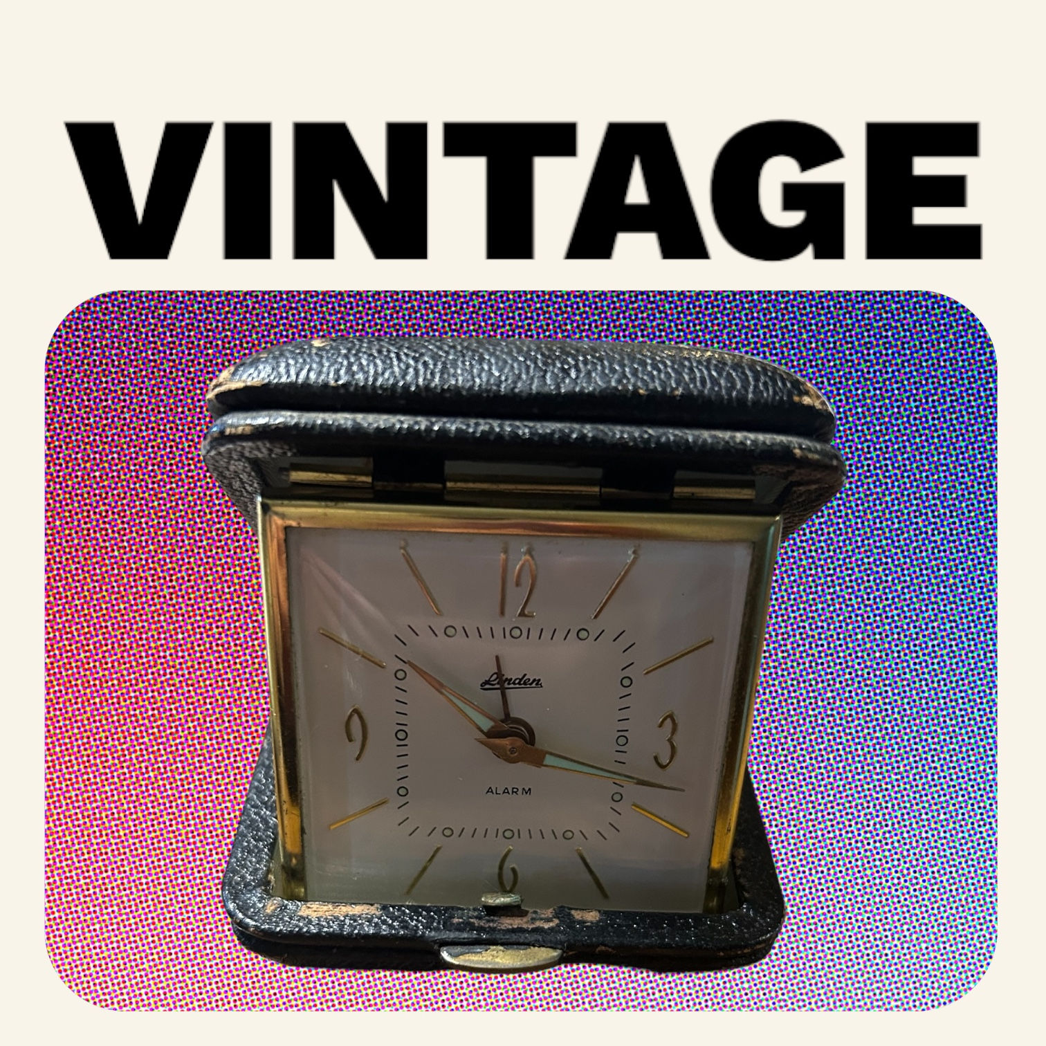 Linden Wind Up Travel Alarm Clock