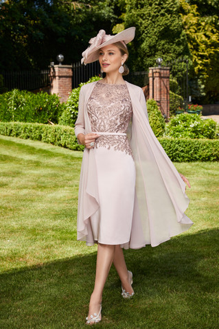 Mother of the bride sequin filled in top with chiffon jacket.jpeg