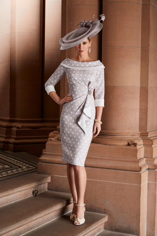 Mother of bride off the shoulder taupe spots 29657.jpeg