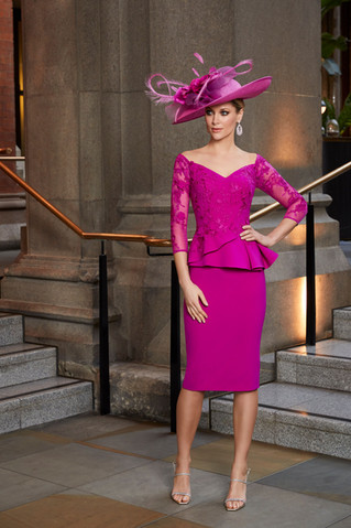 Knee length mother of bride hot pink.jpeg