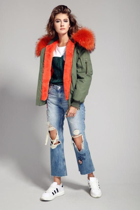 Thumbnail: Charlott Bomberjacke Orange