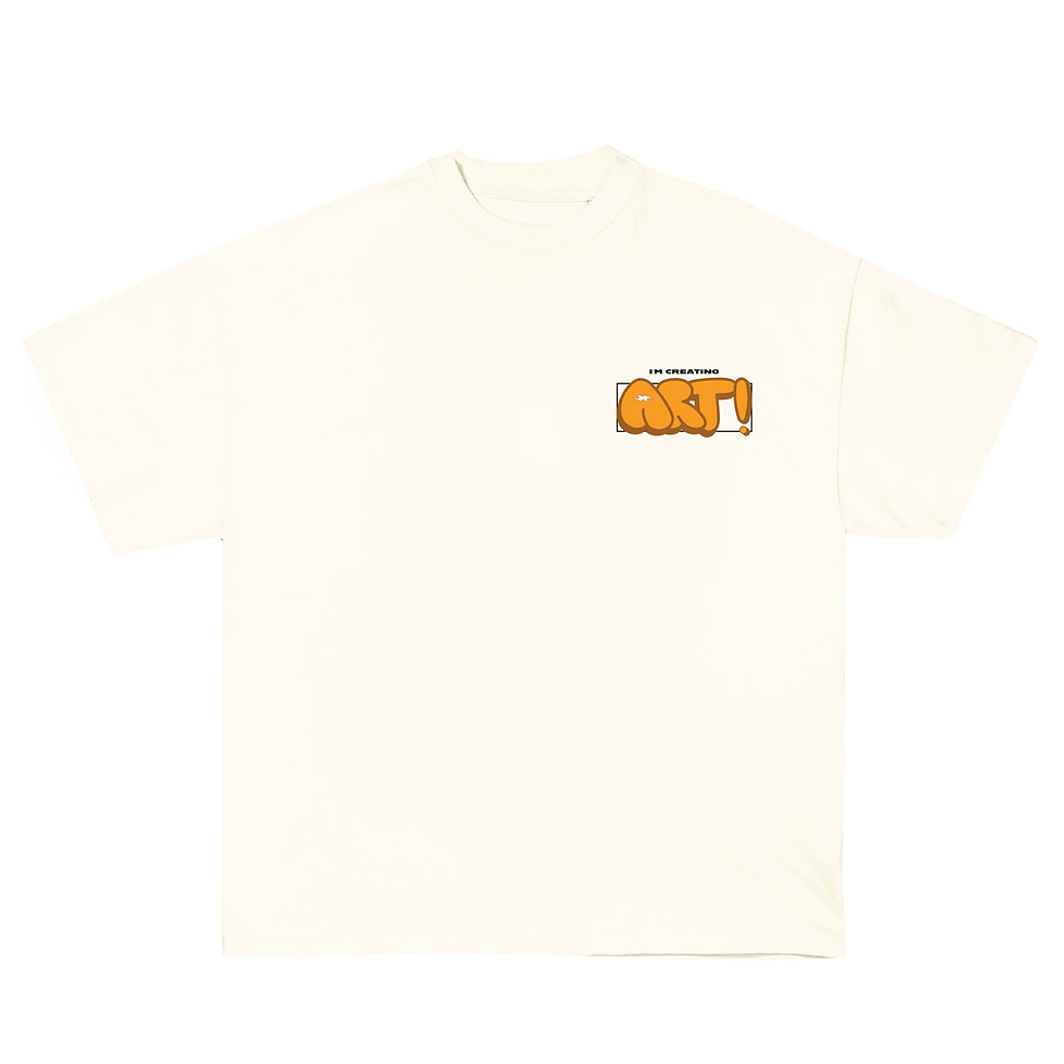 Thumbnail: I'm Creating Art (Cream) Tee