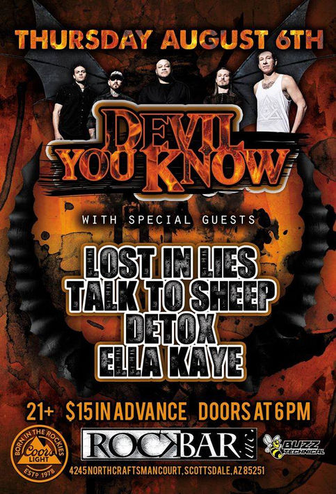 Lost In Lies Direct support for Devil You Know