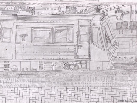 Blast From the Past: Perth Train Drawing