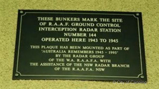 Whaleback Golf Course WW2 Bunker Plaque