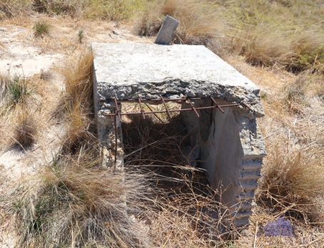 Stark Bay Radar Station - Filled in Dugout 1
