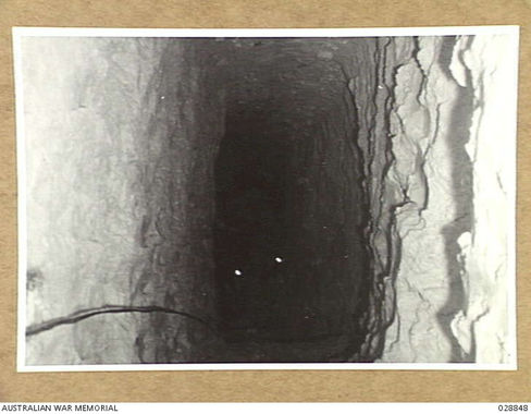 Interior of No.1 Magazine at Leighton Battery, looking south