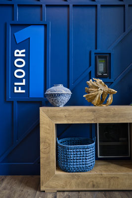 First floor lounge area - PSU Abington off-campus housing.