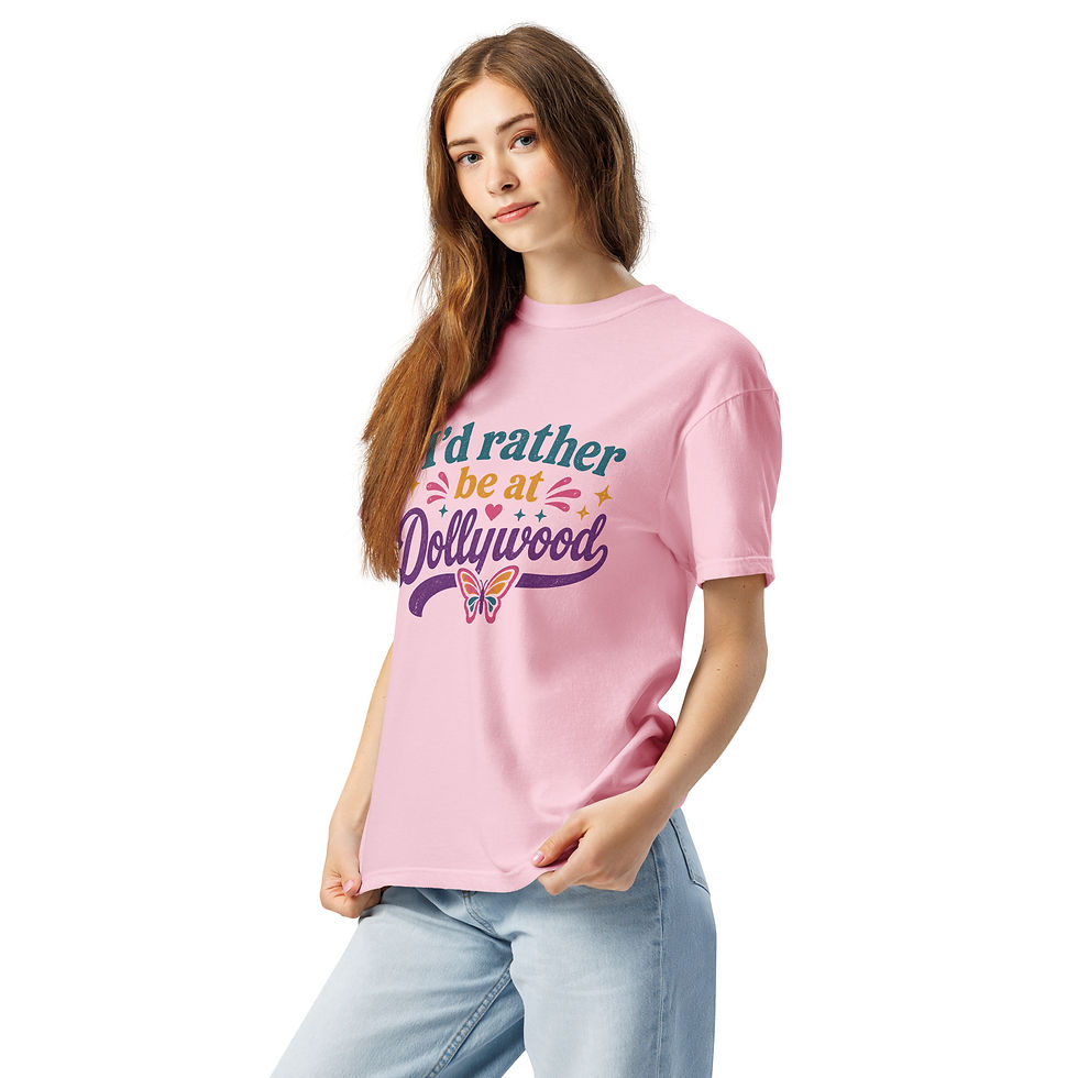 Thumbnail: I'd Rather Be at Dollywood Comfort Colors Shirt
