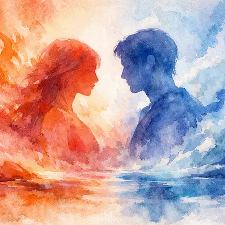 What Causes Hot and Cold Attraction Patterns?