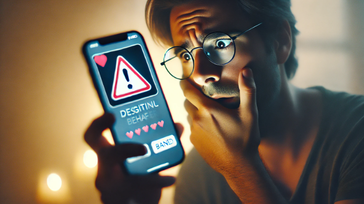 "When entitlement meets consequences—why dating apps don’t tolerate bad behavior."