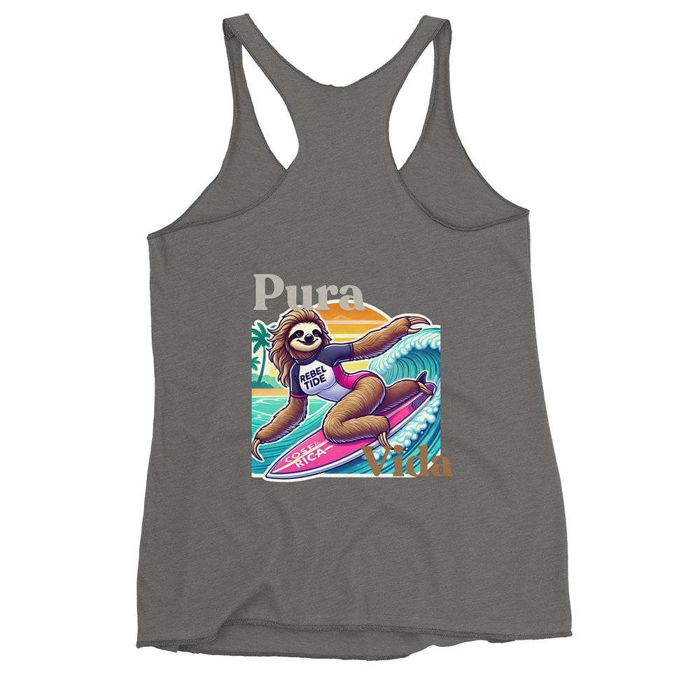 Thumbnail: REBEL TIDE Women’s Racerback Tank – Strength Meets Freedom - Luna