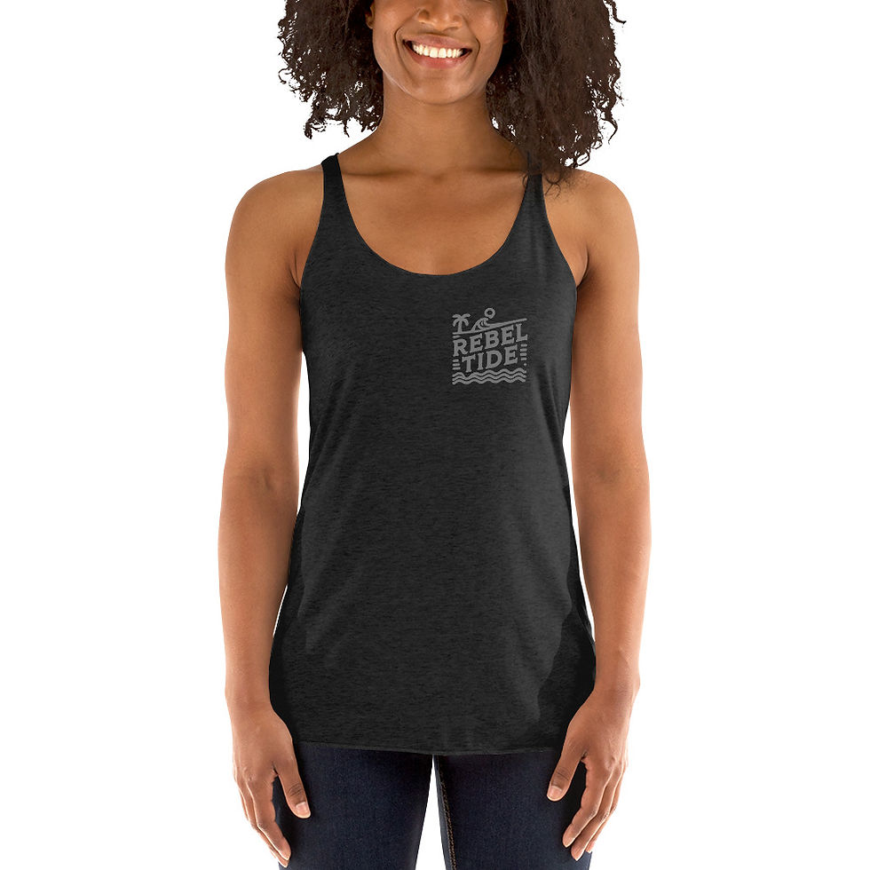 Thumbnail: REBEL TIDE Women’s Racerback Tank – Strength Meets Freedom - Jaya Thai