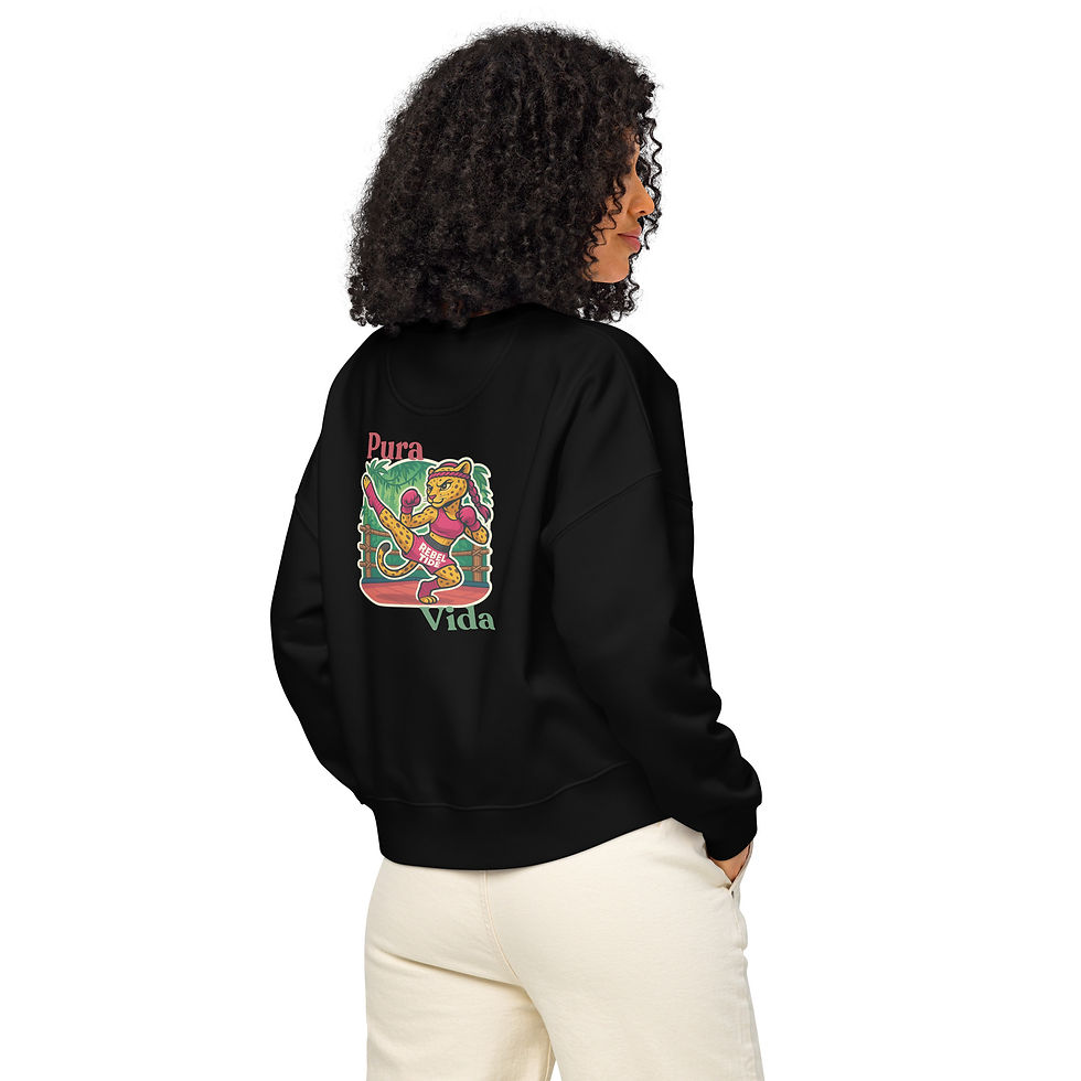 Thumbnail: Rebel Tide Women’s Organic Crew Sweatshirt: Cozy with a Cause - Jaya Thai