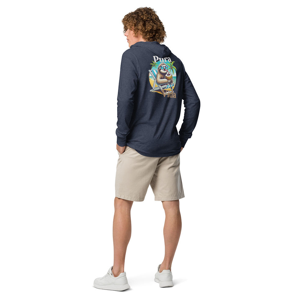 Thumbnail: Rebel Tide Lightweight Hooded Tee: Layer the Tide - Sol
