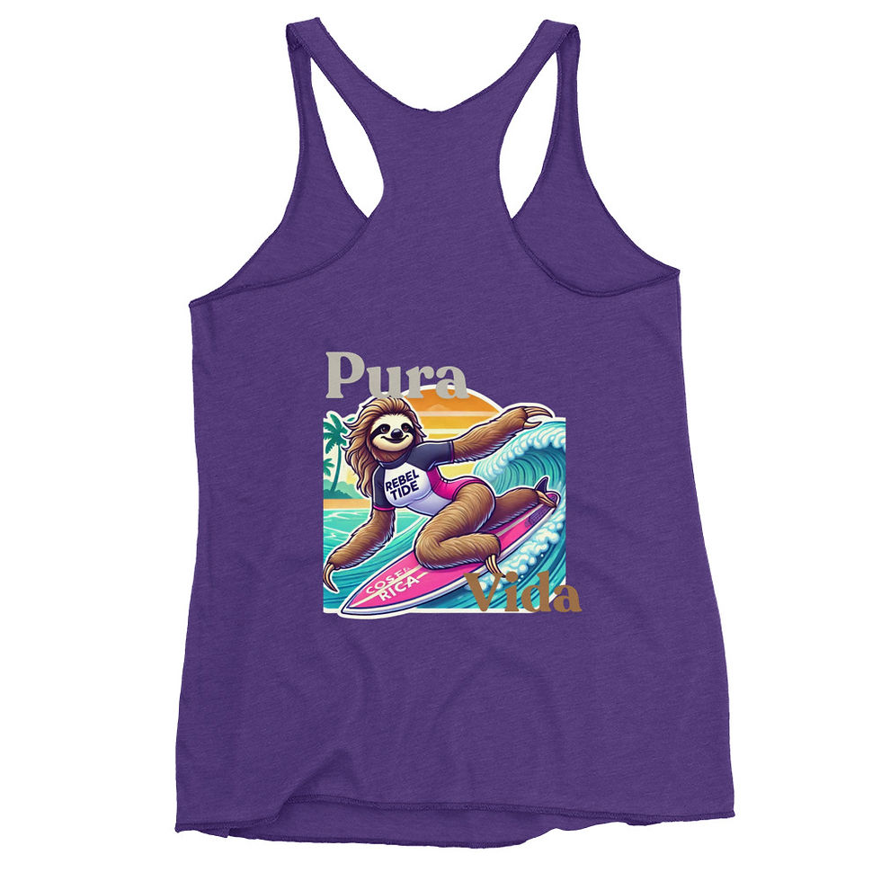 Thumbnail: REBEL TIDE Women’s Racerback Tank – Strength Meets Freedom - Luna
