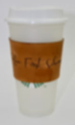 Thumbnail: Leather Coffee Sleeve-Coffee First...Schemes Later