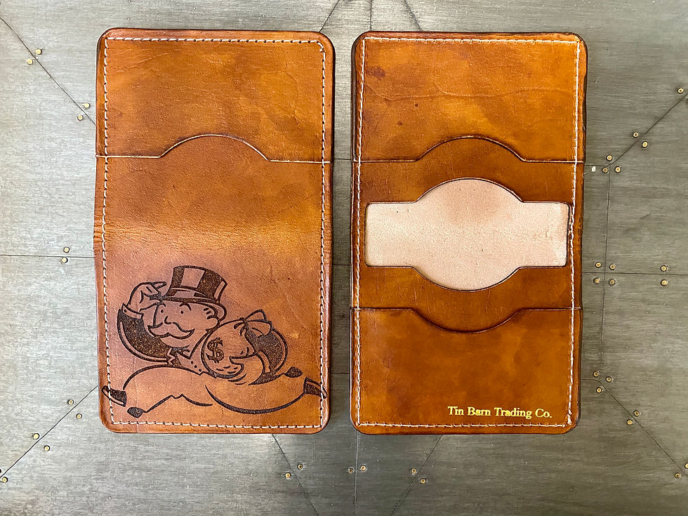 Monopoly Man Bi-Fold Wallet (Runnin'with the Cash)