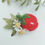 Thumbnail: Felt Strawberry Floral Hairclip
