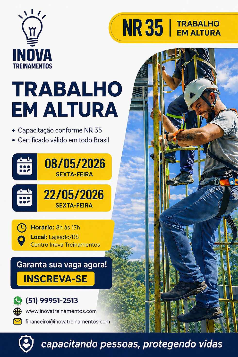 Treinamento de NR 35 - Trabalho em Altura