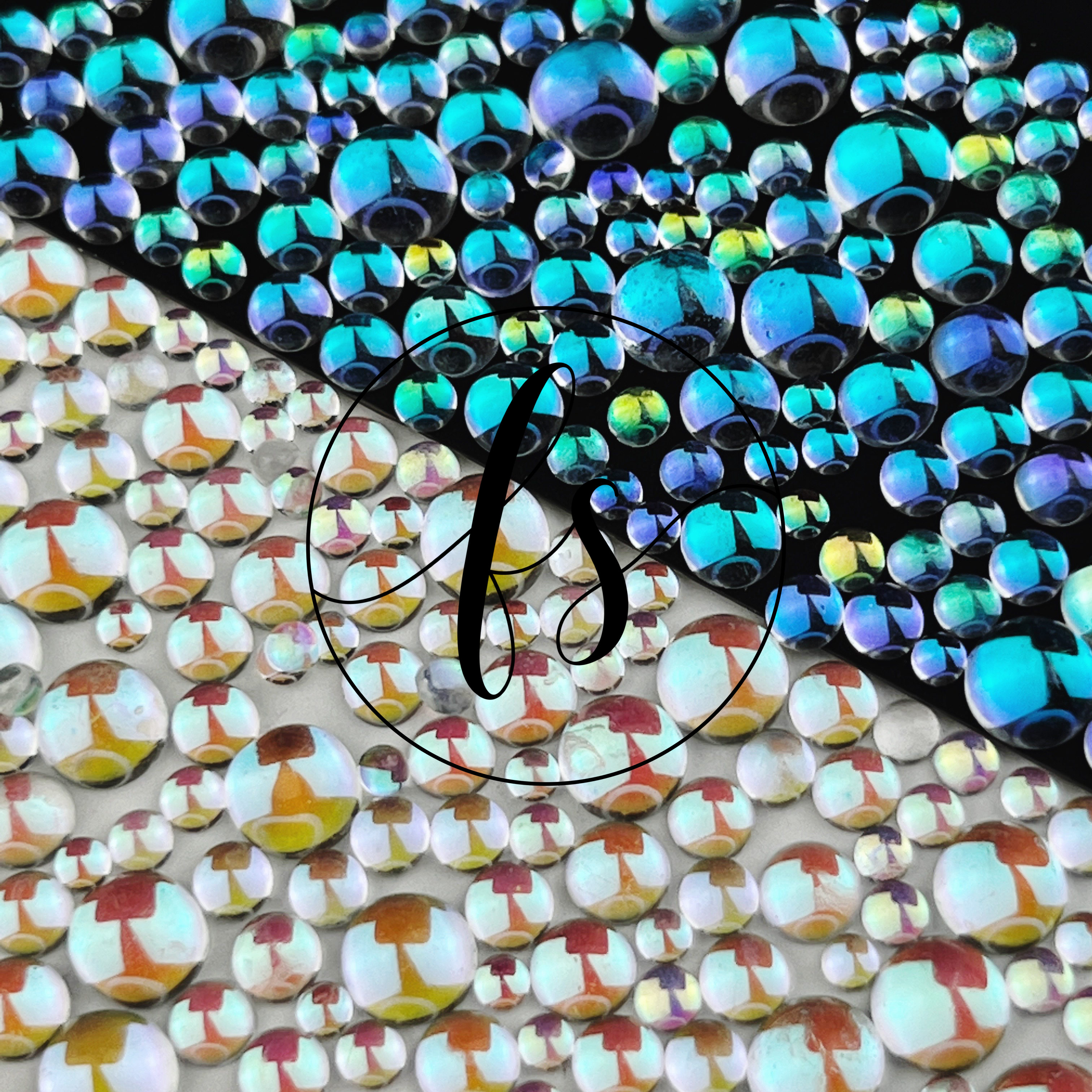 TRANSPARENT AB MERMAID TEAR SCATTER MIX