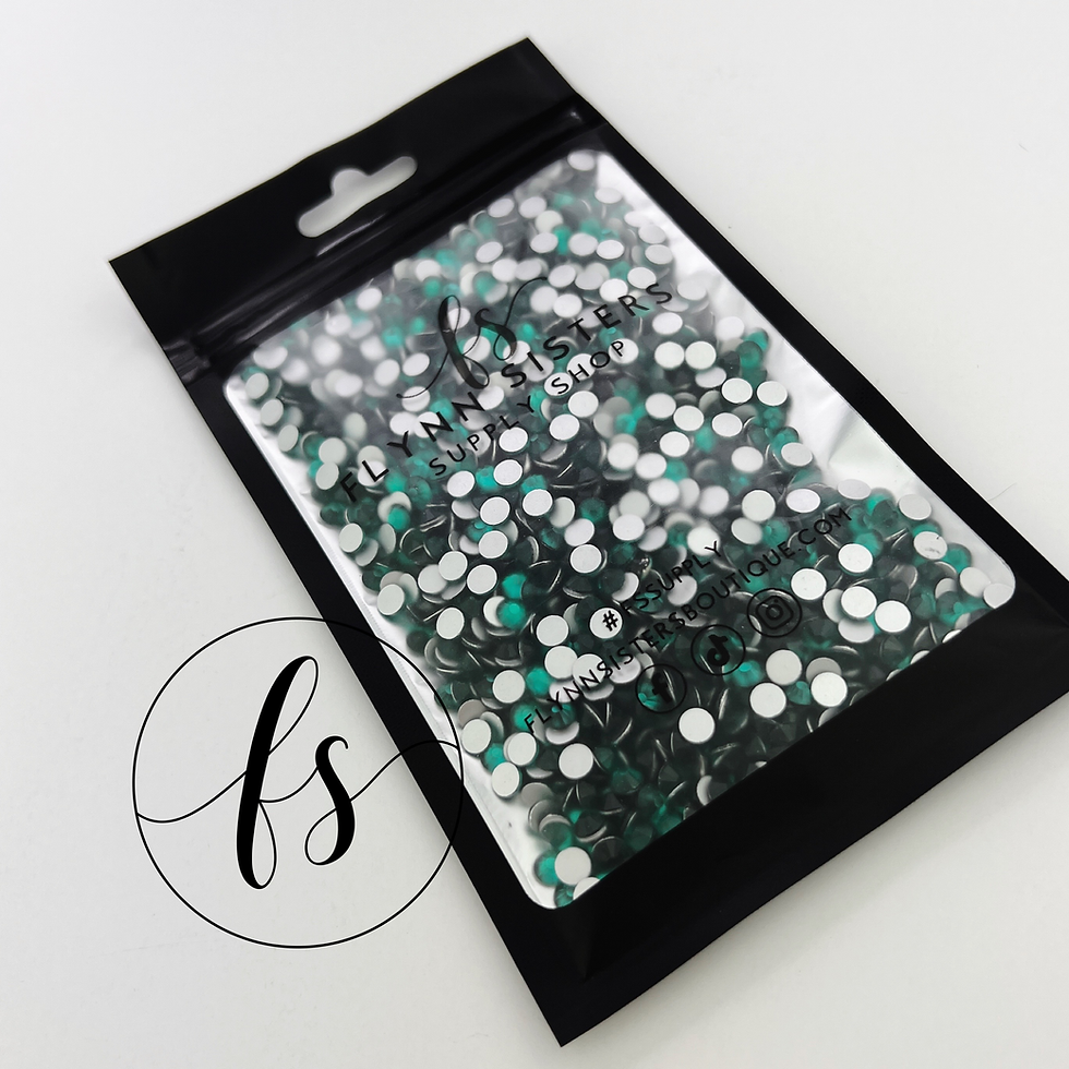 Thumbnail: PEACOCK GLASS RHINESTONES
