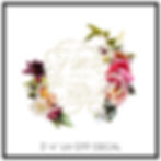 Permanent UV DTF decal