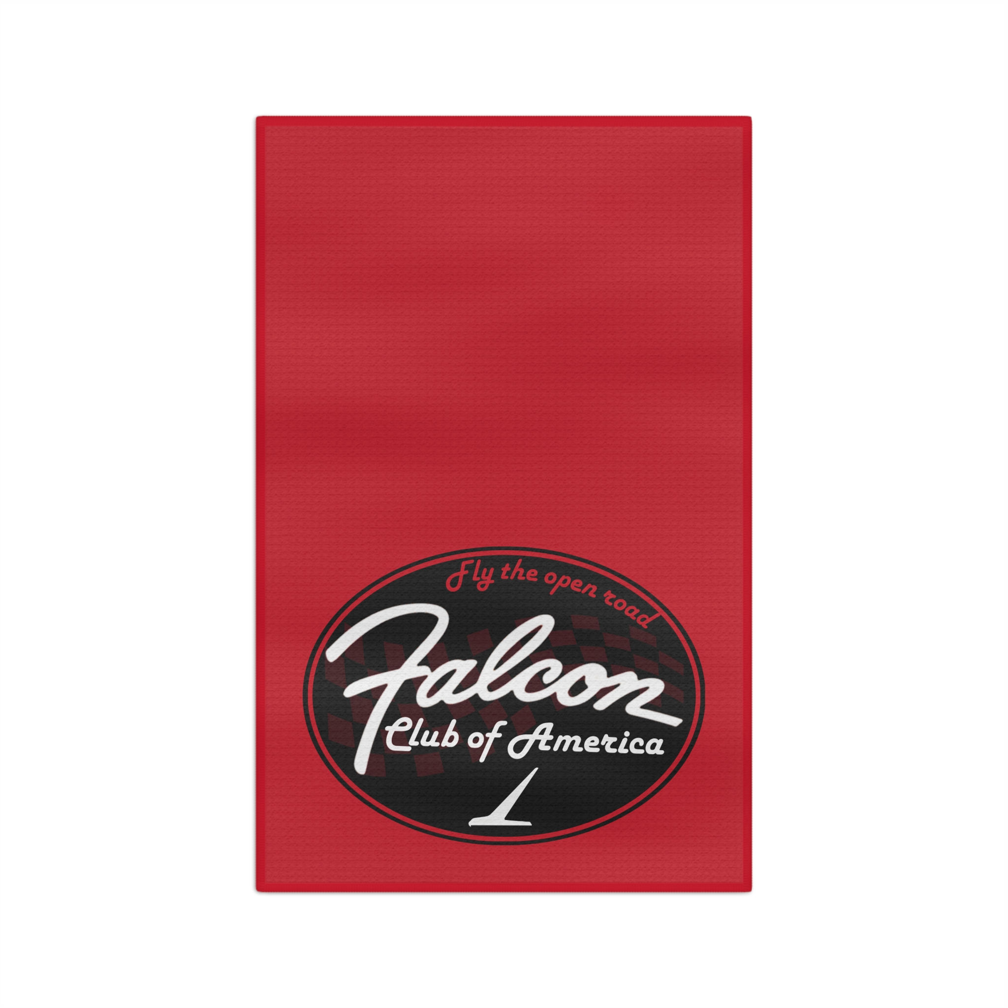 FCA Red Microfiber Drying Towel – ‘Fly the open road’