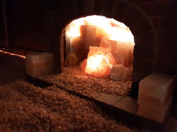 Our Salt "Fire" Place