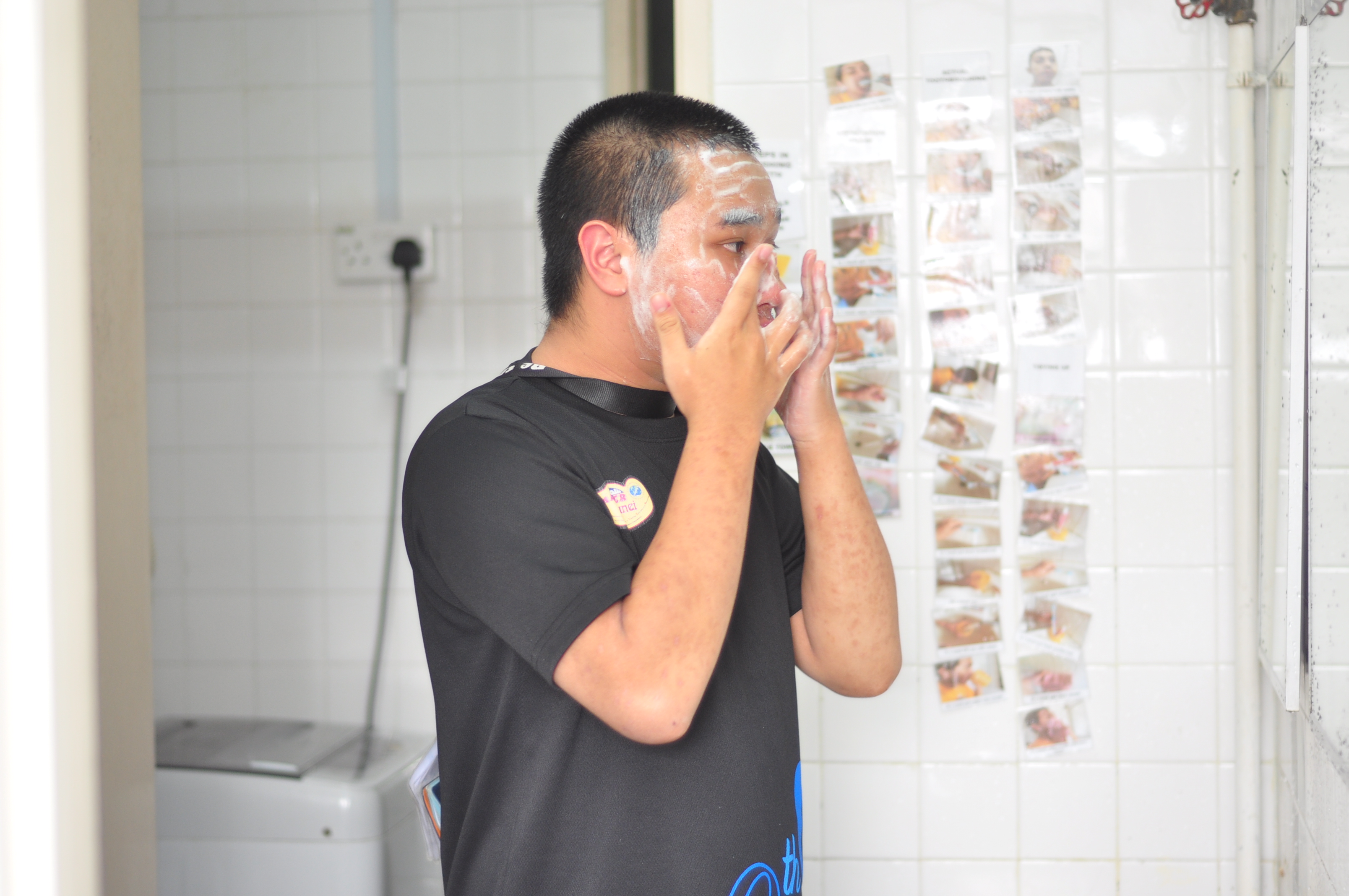 WASHING FACE