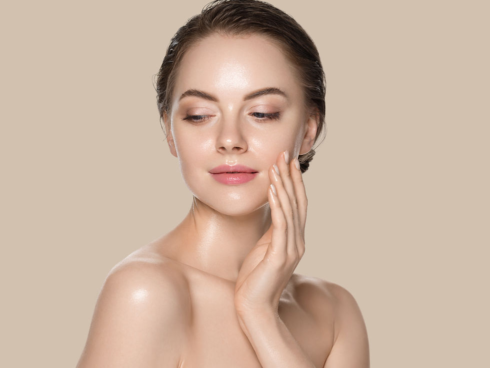 beauty-woman-with-hands-healthy-natural-make-up-clean-fresh-skin-concept-color-background-
