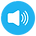 speaker icon blue