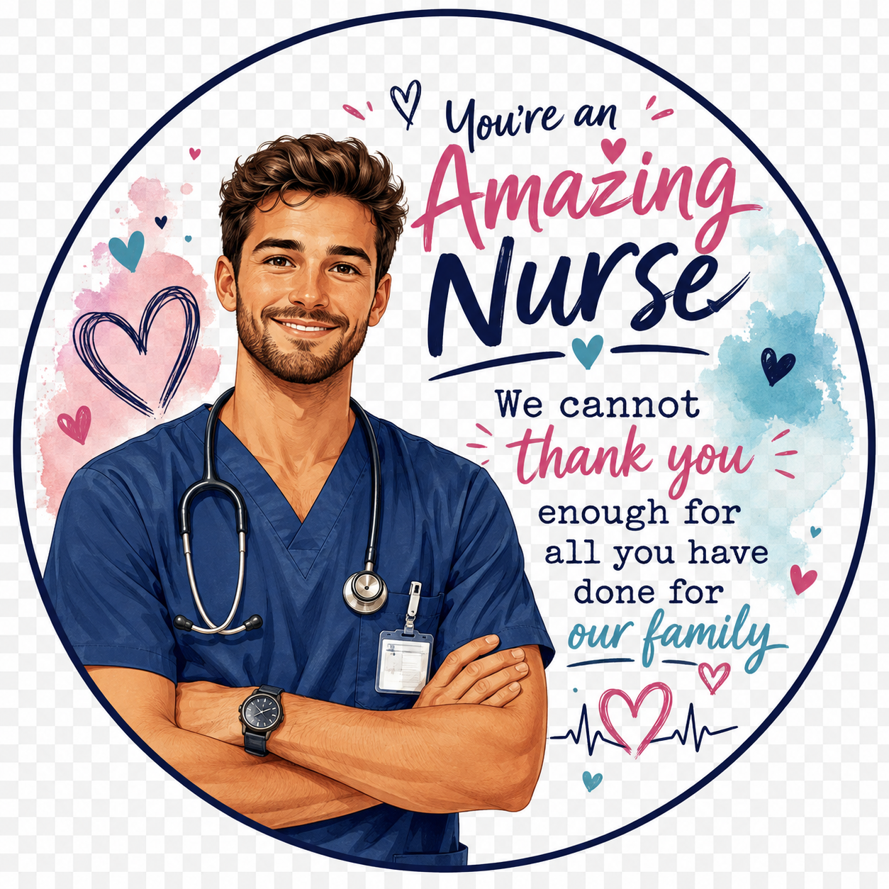 You’re an Amazing Nurse – Heartfelt Thank You Card