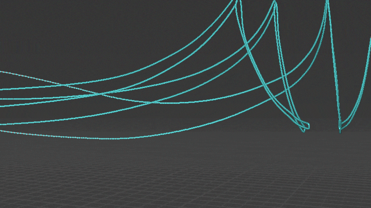 Demonstration of my ropes driven by noise