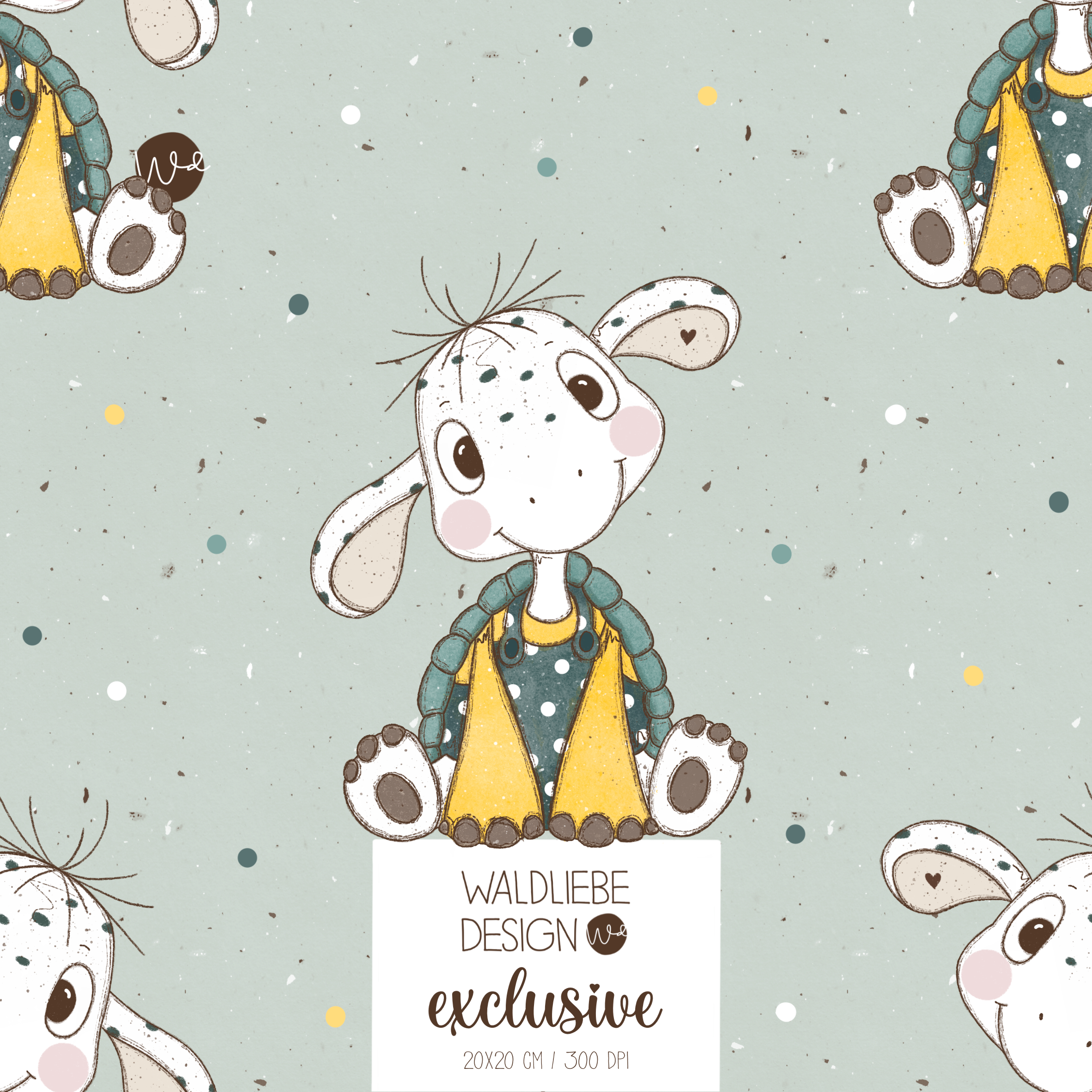 Digitales Stoffdesign „SCHILDI“ 3