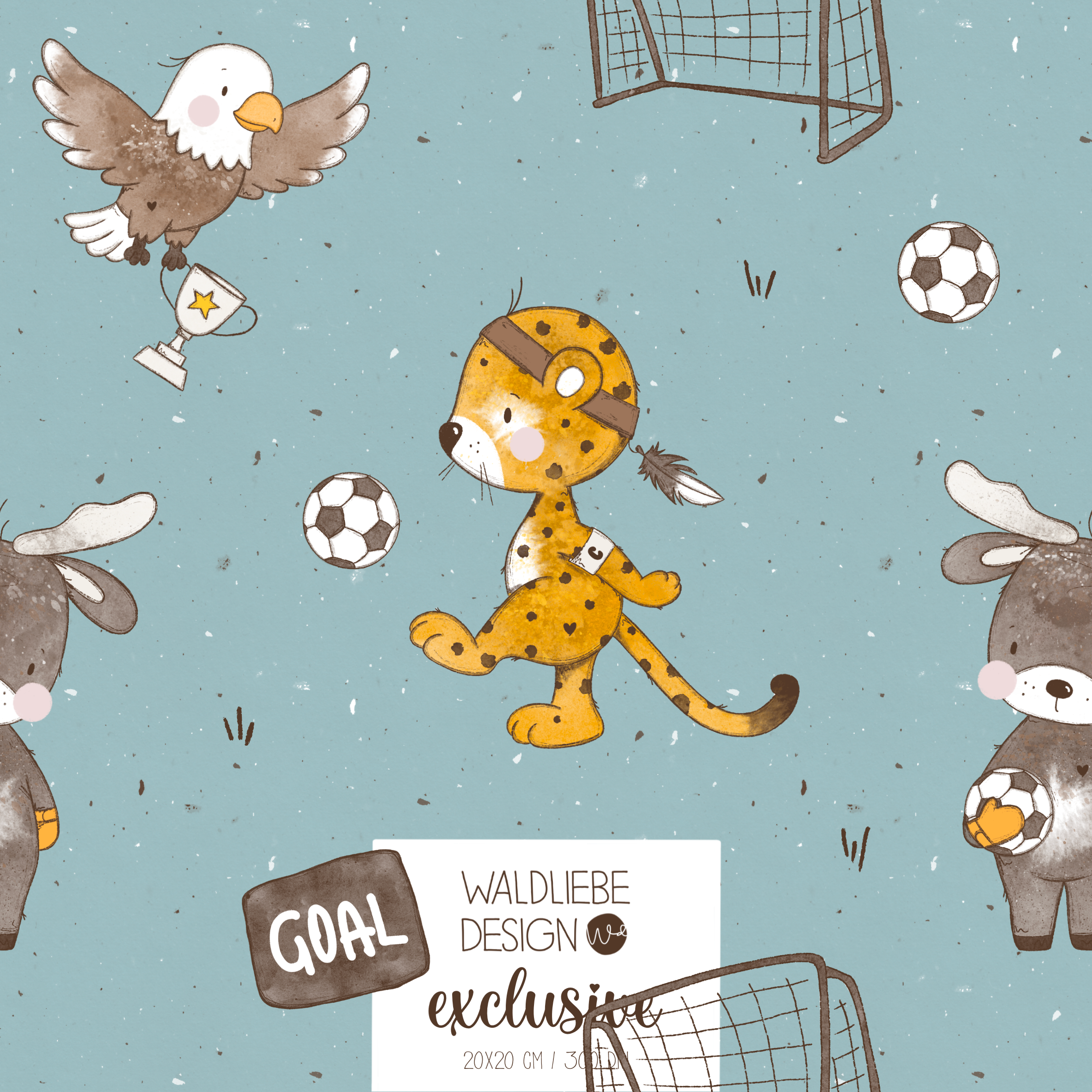 Digitales Stoffdesign „WM 2026“ 3