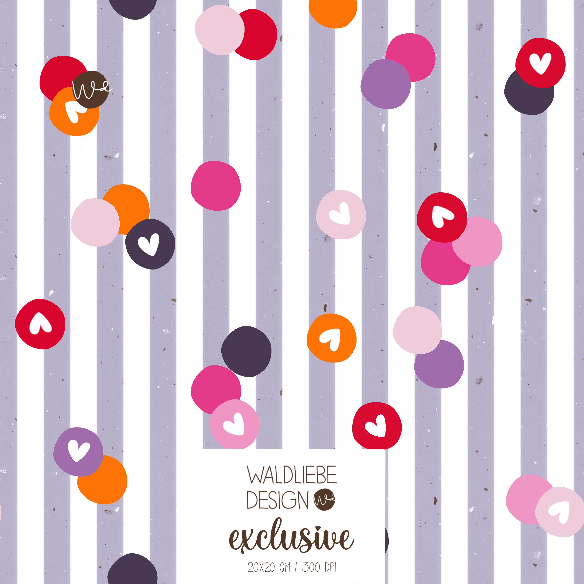 Digitales Stoffdesign „AMORE MIO“ 4