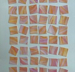 “First Day of Summer” (watercolor-chip collage) (redux from June 1 post)