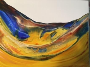 “Flows” (watercolor)