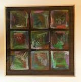 “Nine-Patch” (oil pastel)