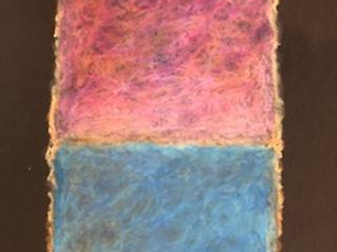 “Homage to Mark Rothko” (oil pastel)