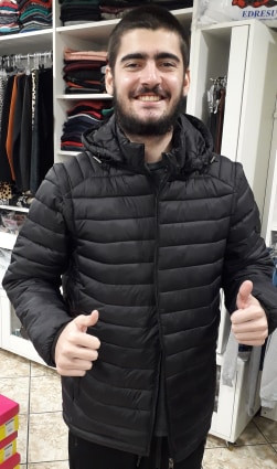 jaquetas estofadas masculinas