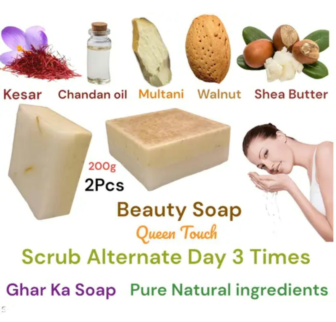 Goat Milk Saffron Scrub Soap